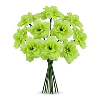 Artificial Roses Silk Rose Flower with Detachable Head Faux Small Rose Bouquets for DIY Crafts 5.9"H