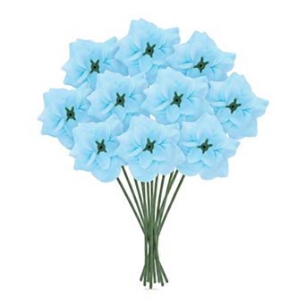 Artificial Roses Silk Rose Flower with Detachable Head Faux Small Rose Bouquets for DIY Crafts 5.9"H