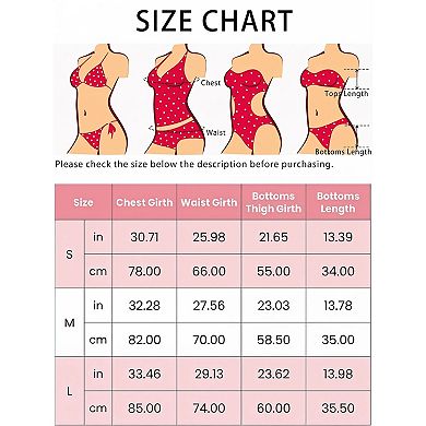 Women's Leopard Plaid Polka Dots Bikini Sets 2 Piece Strappy Tops Ruffled Skirt Swimwear