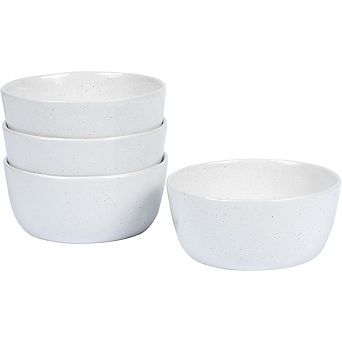 Ceramic Soup & Cereal Bowls Set of 4 Microwave & Dishwasher Safe