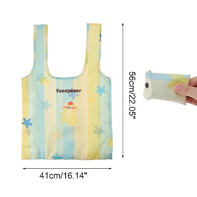 Cartoon Shoulder Bag Travel Recycle Shopping Bag 1 Pc