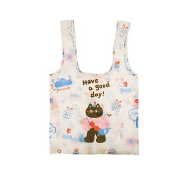 Cartoon Shoulder Bag Travel Recycle Shopping Bag 1 pc