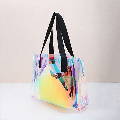 Holographic Ribbon Handle Gift Bag 1 Pc