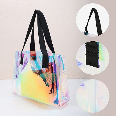 Holographic Ribbon Handle Gift Bag 1 Pc
