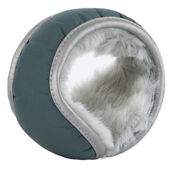 Unisex Winter Outdoor Behind Hair Foldable Faux Fur Fleece Earmuffs