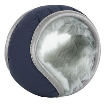 Unisex Winter Outdoor Behind Hair Foldable Faux Fur Fleece Earmuffs