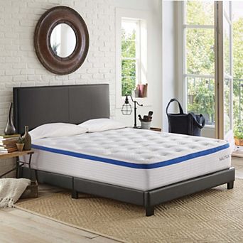 Nautica Home Hybrid Mattress with Cooling Engineered Latex Foam and Pocketed Springs