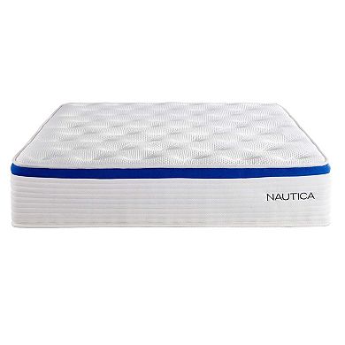 Nautica Home Hybrid Mattress with Cooling Engineered Latex Foam and Pocketed Springs