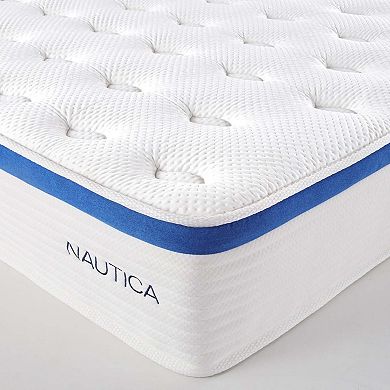 Nautica Home Hybrid Mattress with Cooling Engineered Latex Foam and Pocketed Springs