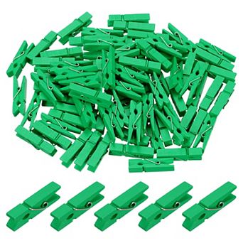 100 pc Wooden Clothespins, Rust Resistant Wooden Clips for Laundry