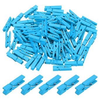 100 pc Wooden Clothespins, Rust Resistant Wooden Clips for Laundry