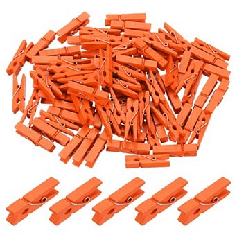100 pc Wooden Clothespins, Rust Resistant Wooden Clips for Laundry