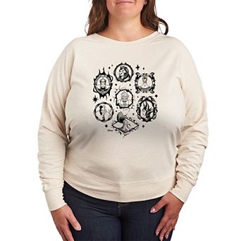 Plus Size Disney Villains Graphic French Terry Long Sleeve Shirt