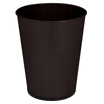 5L Small Round Open Top Trash Can Durable Space-Saving for Bathroom Bedroom Dorm