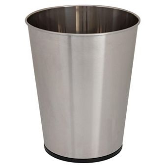 5L Small Round Open Top Trash Can Durable Space-Saving for Bathroom Bedroom Dorm