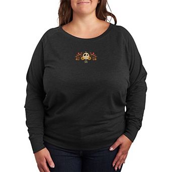 Plus Size Disney's The Nightmare Before Christmas Jack Skellington French Terry Long Sleeve Tee