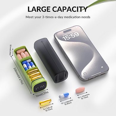 Splendid Frame Weekly Pill Organizer 3X a Day