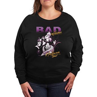 Plus Size Disney Villains French Terry Long Sleeve Tee