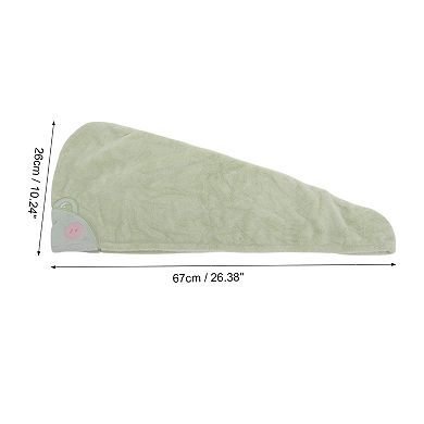 Cute Water-absorbent Cartoon Pattern Hair Towel 1 Pc