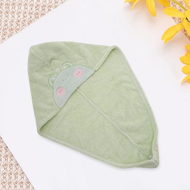 Cute Water-absorbent Cartoon Pattern Hair Towel 1 Pc