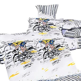 7 pc Cotton Bed Set Comforter Sheets Pillow Duvet Cover for Simple Bedroom Refresh