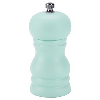 Salt and Pepper Grinder 4.5" Wooden Pepper Mills Shakers with Adjustable Coarseness for Dining 1 pc