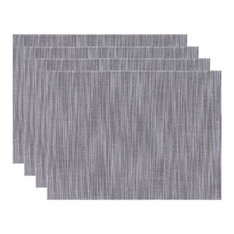 Rustic Placemats Set of 4 Cotton Linen Blend Placemats for Dining Table Decor Washable Table Mat