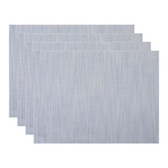 Rustic Placemats Set of 4 Cotton Linen Blend Placemats for Dining Table Decor Washable Table Mat