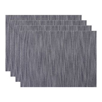 Rustic Placemats Set of 4 Cotton Linen Blend Placemats for Dining Table Decor Washable Table Mat