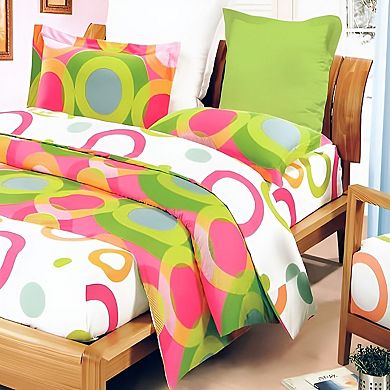 Comforter Bed in a Bag with Coordinated Duvet Cover Sheet Pillow Shams for Sleep Space