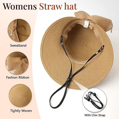 Kaelin Home Straw Beach Hat UV Sun Protection