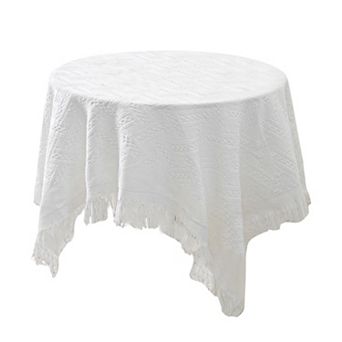 Tablecloths with Tassel, Waffle Table Cover, Waffle Table Cover 45.28"x33.46"