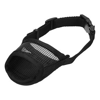 Dog Muzzle Adjustable Covered Short Mouth Guard 1 pc