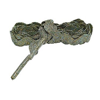 Women's 2 Pairs Metallic Glitter S-Shaped Shiny Flat Thin Shoestrings 47.2"