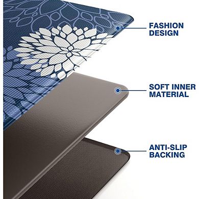 Cushioned Anti Fatigue Floor Mat Set Waterproof Non Slip Washable Rug