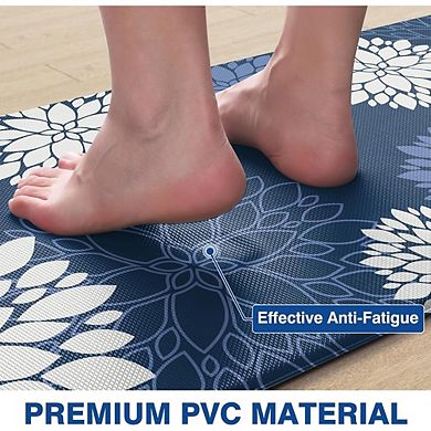 Cushioned Anti Fatigue Floor Mat Set Waterproof Non Slip Washable Rug