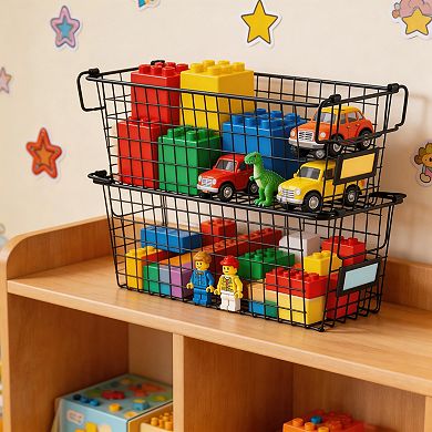 Splendid Frame 4 Set Stackable Wire Basket