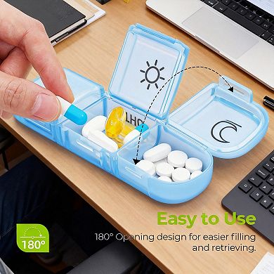 Splendid Frame Weekly Pill Organizer 3 Times a Day