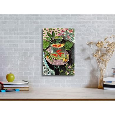 Matisse Goldfish Abstract Canvas Wall Art Print Home Office Decor