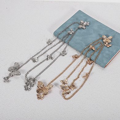 Three-Tiered Butterfly Adjustable Waist Belt 1 Pc