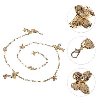 Three-Tiered Butterfly Adjustable Waist Belt 1 Pc