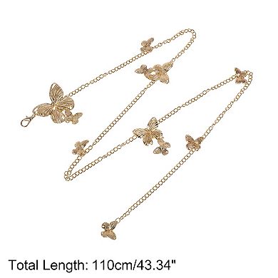 Three-Tiered Butterfly Adjustable Waist Belt 1 Pc