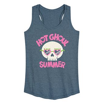 Women's Hot Ghoul Summer Graphic Racerback Tank Top