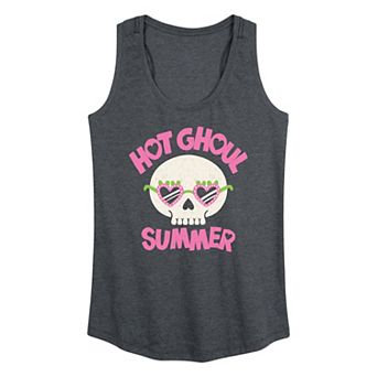 Women's Hot Ghoul Summer Graphic Racerback Tank Top