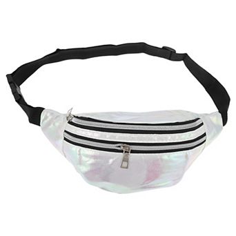 Stylish Multi-Color Iridescent Holographic Sports Waist Bag 1 pc