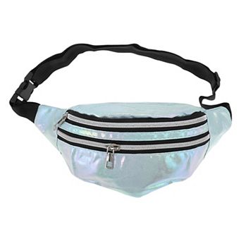 Stylish Multi-Color Iridescent Holographic Sports Waist Bag 1 pc
