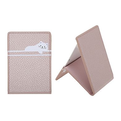 Cat Pattern Magnetic Wallet Stand 1 Pc