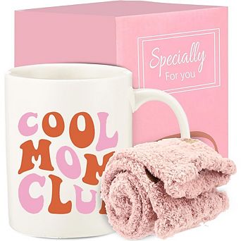Mom Gift Set Coffee Mug Socks Birthday Mothers Day Thanksgiving Cup