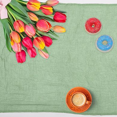 Polyester Modern Table Runner for Wedding Birthday Party Table Decoration 1Pc