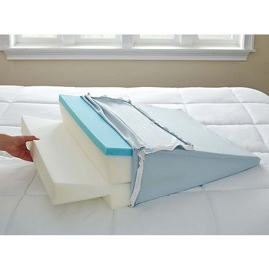 Boyd Sleep Adjustable Gel Memory Foam Wedge Pillow